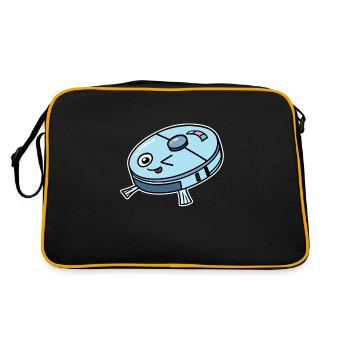 Cute Robot Vacuum Cleaner Vacuum Cleaner - Retro Bag - black/gold - Back