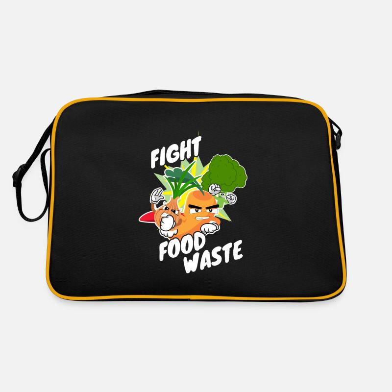 Lutter contre le gaspillage alimentaire Essen Verschwendung Sac Retro