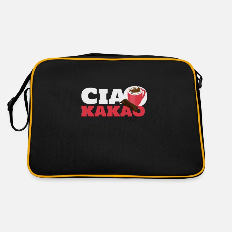 Ciao Cocoa Funny Saying Chocolate Retro Bag