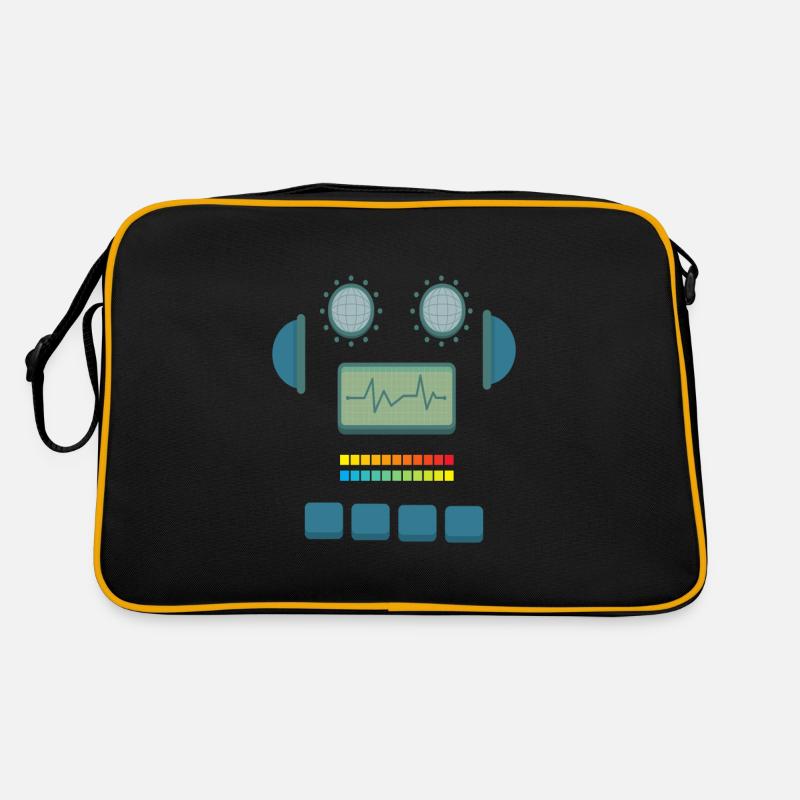 Roboter Kostüm Robotik Technik Retro Tasche