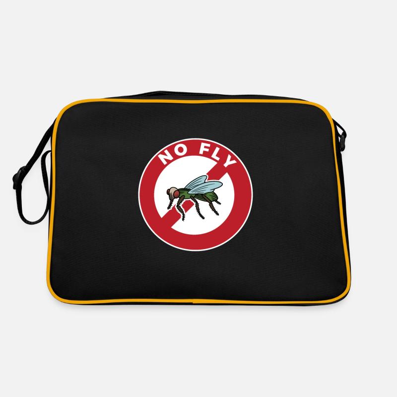 No Fly Fly Insect Fly Retro Bag