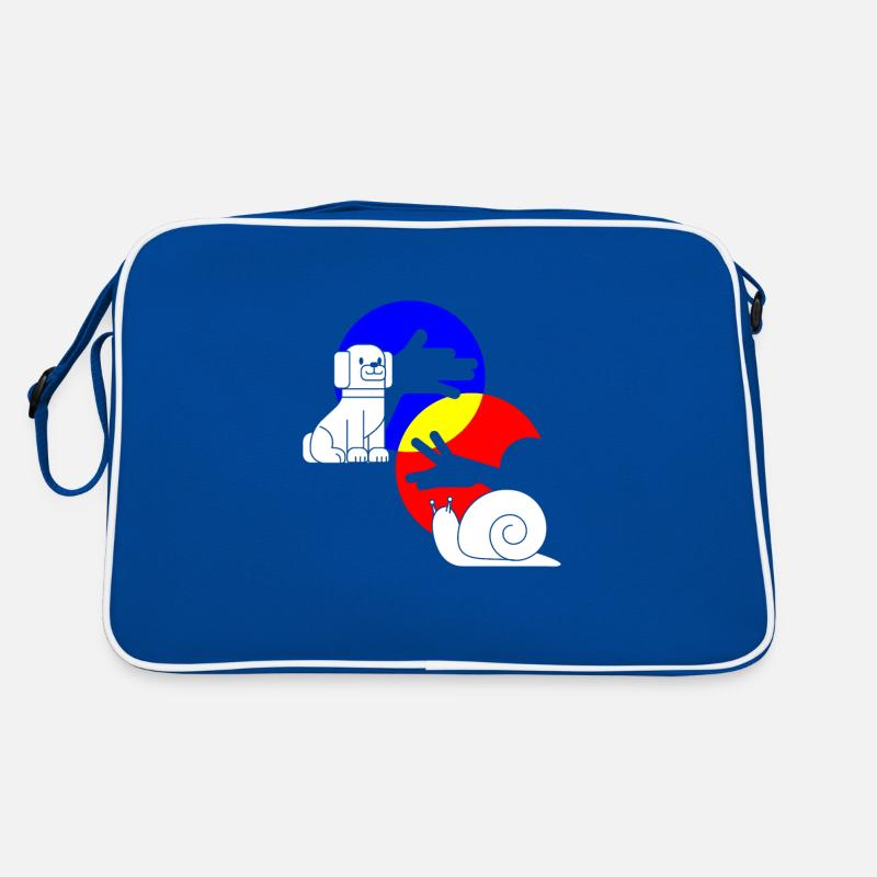 Shadow Play Shadow Chien Escargot Sac Retro