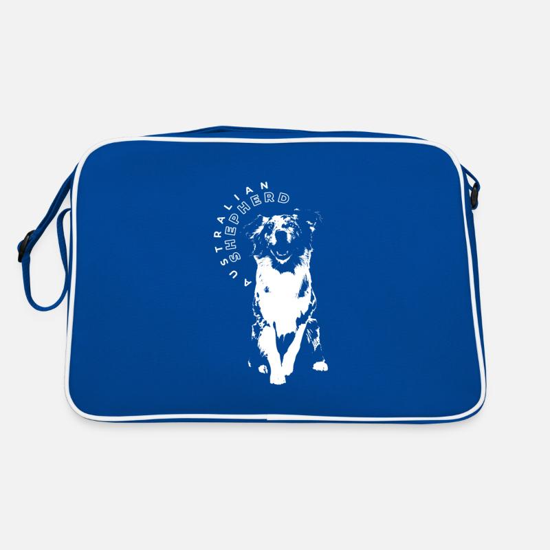 Australian Shepherd Aussie Dog Retro Bag