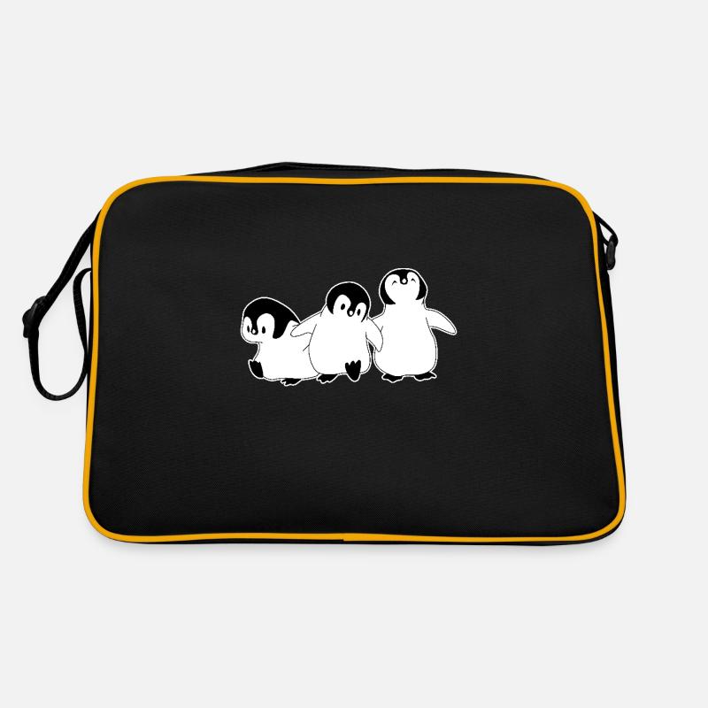 Cute penguins Retro Bag
