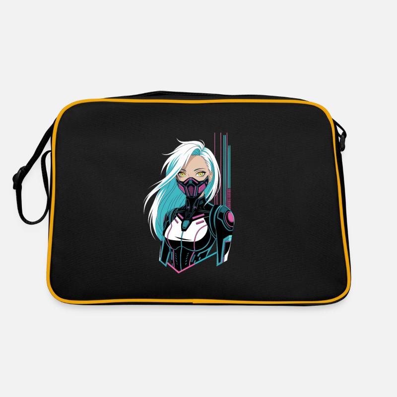 Fille cyberpunk Sac Retro