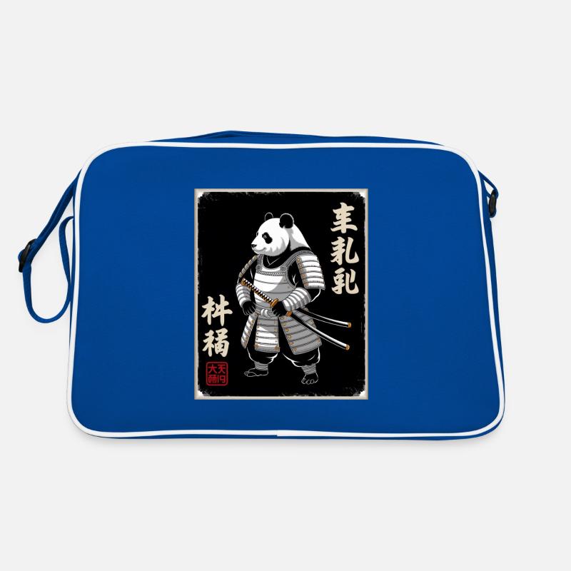 Samouraï panda en ukiyo-e japonais Sac Retro