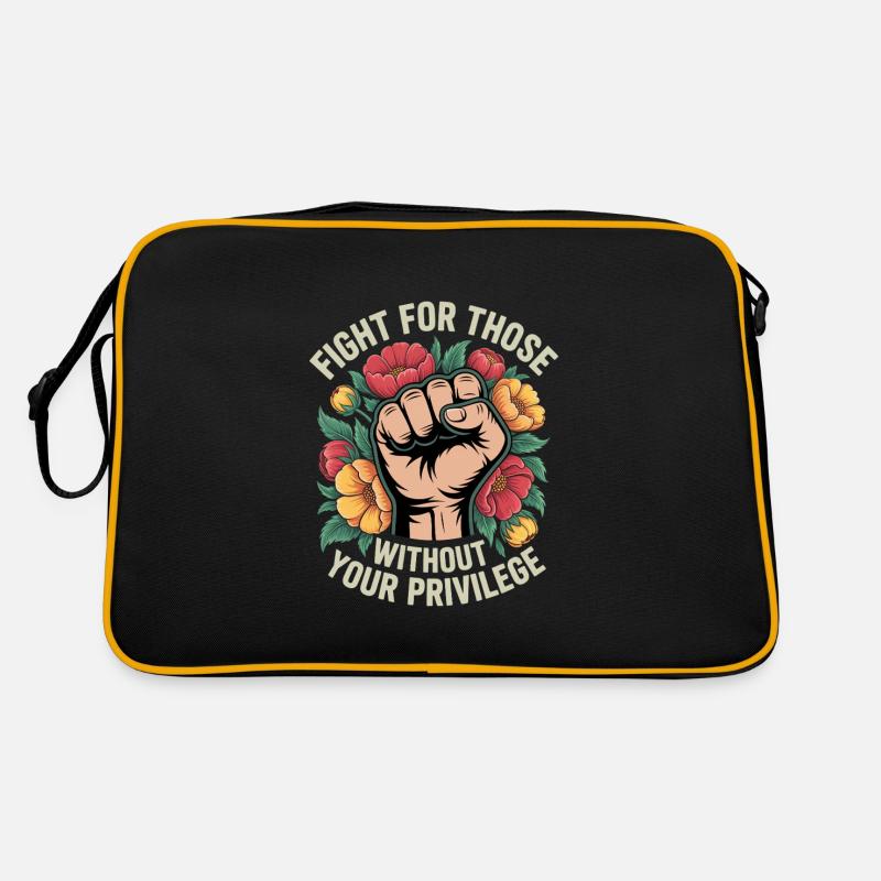 Fight For Those Without Your Privilege Retro Bag