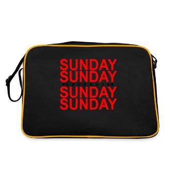 Dimanche Bons Garçons - Sac Retro - noir/or - Dos