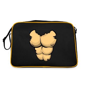 Gorilla Costume Gorilla Chest - Retro Bag - black/gold - Back