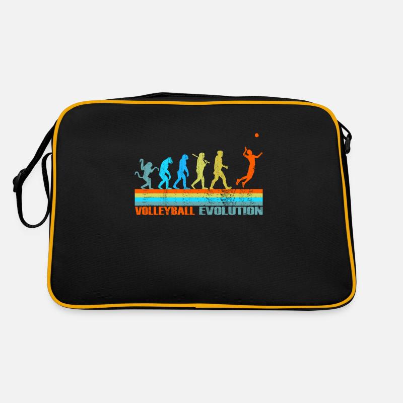 Volleyball Evolution retro Geschenk Retro Tasche