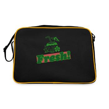 Fresh! 6.0 - Retro Bag - black/gold - Back