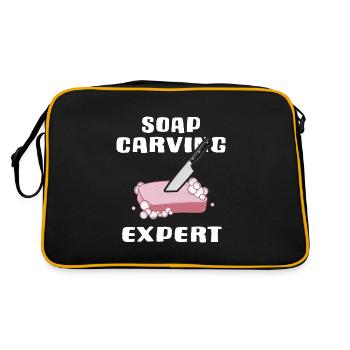 savon savon sculpteur savon savon expert en sculpture de savon - Sac Retro - noir/or - Dos