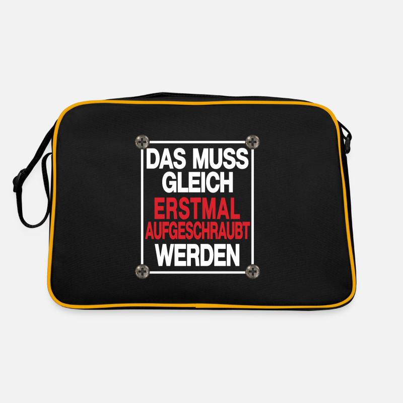 pc nerd error bastler heimwerker schrauber Retro Tasche