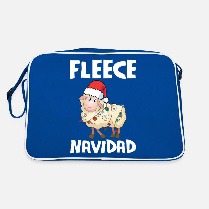 Fleece Navidad Weihnachten Geschenk Spanisch Retro Tasche