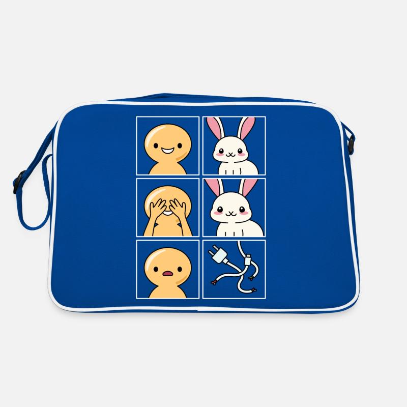 Rabbit Cord Eaten Design pour Rabbit Keeper Sac Retro