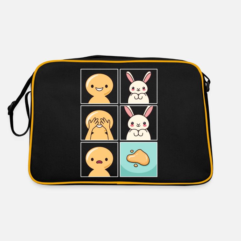 Rabbit pee design for rabbit pet owners Retro Bag