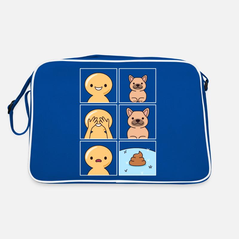 Conception de crottes de chien pour les propriétaires de chiens Sac Retro