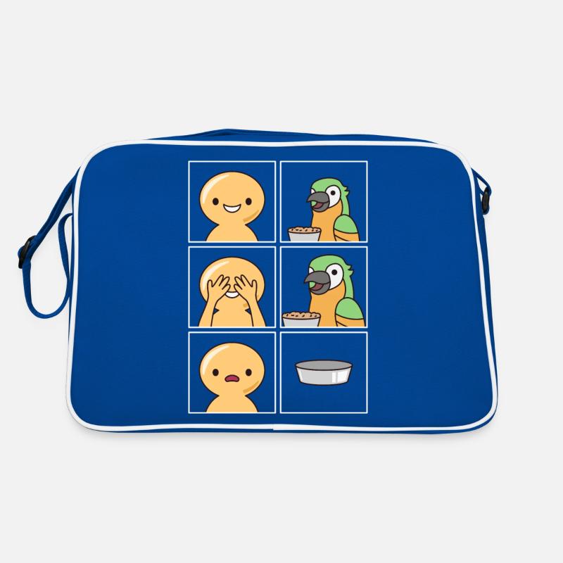 Parrot mange un design rapide pour les fans de perroquets Sac Retro