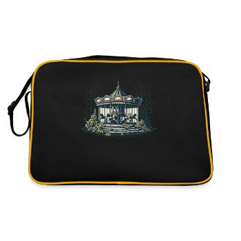 Abandoned Children's Carousel - Retro Bag - black/gold - Back