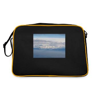 Les Alpes - Sac Retro - noir/or - Dos