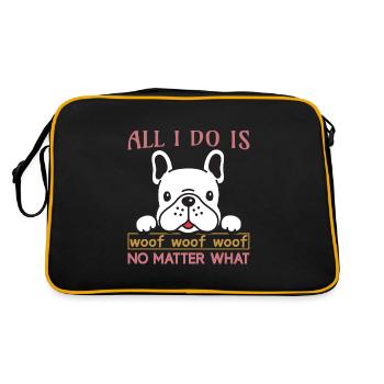 Everything I can do... - Retro Bag - black/gold - Back
