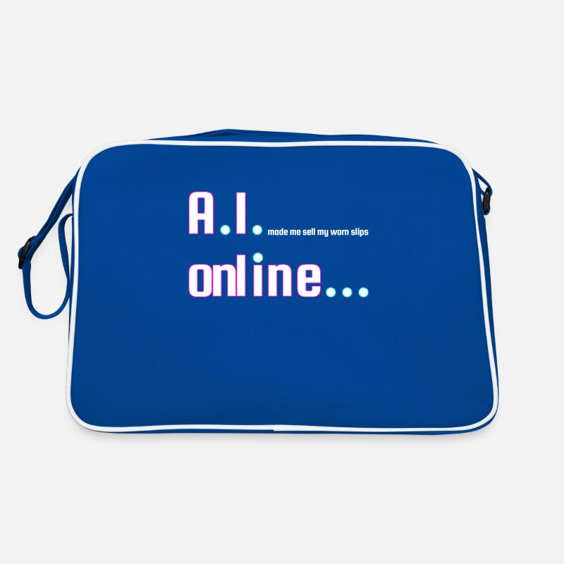A.I. made me do this Retro Tasche