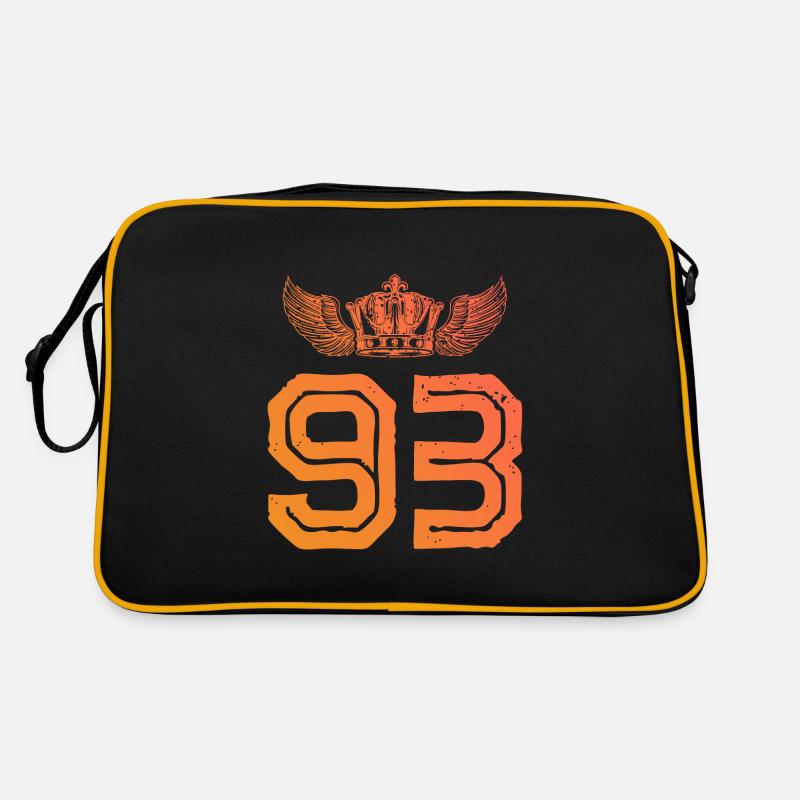 93 Couronne numérique Sac Retro