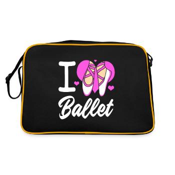 Ballet Ballet Dancer - Retro Bag - black/gold - Back