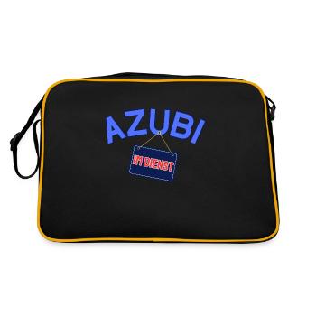 TRAINEE - Retro Bag - black/gold - Back
