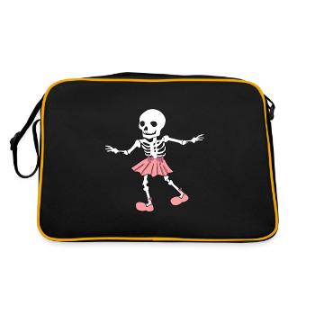 Prima Ballerina Skelet I Ballet Fun I Halloween - Sac Retro - noir/or - Dos