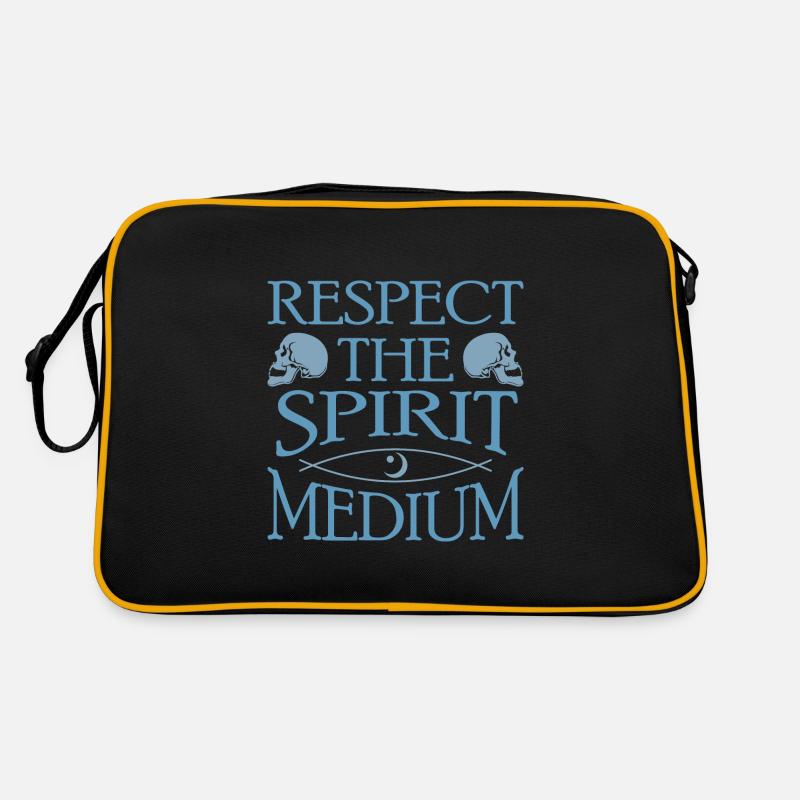Professional Ghost Hunter Funny Respect Medium Retro Bag
