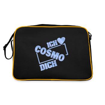 Couple Cosmo - Retro Tasche - Schwarz/Gold - Hinten