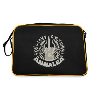 Gift for Annalea - Retro Bag - black/gold - Back