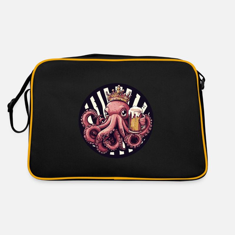 Octopus Beer Retro Bag
