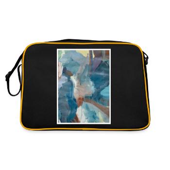 Original art print "Marrakech" - Retro Bag - black/gold - Back