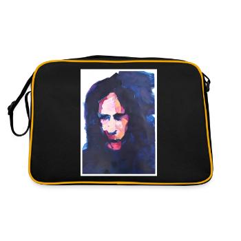 Original Art Print "Zume" - Retro Bag - black/gold - Back