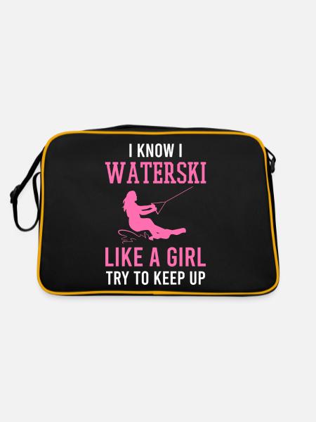 Ski nautique - Sac Retro - noir/or - Dos