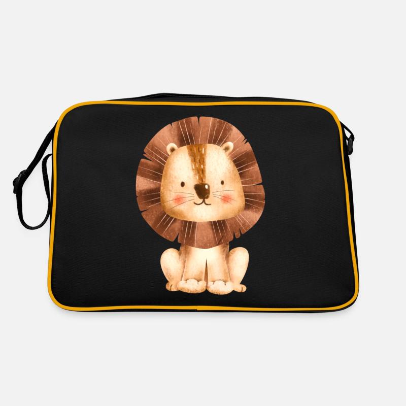 mignon petit lion Sac Retro