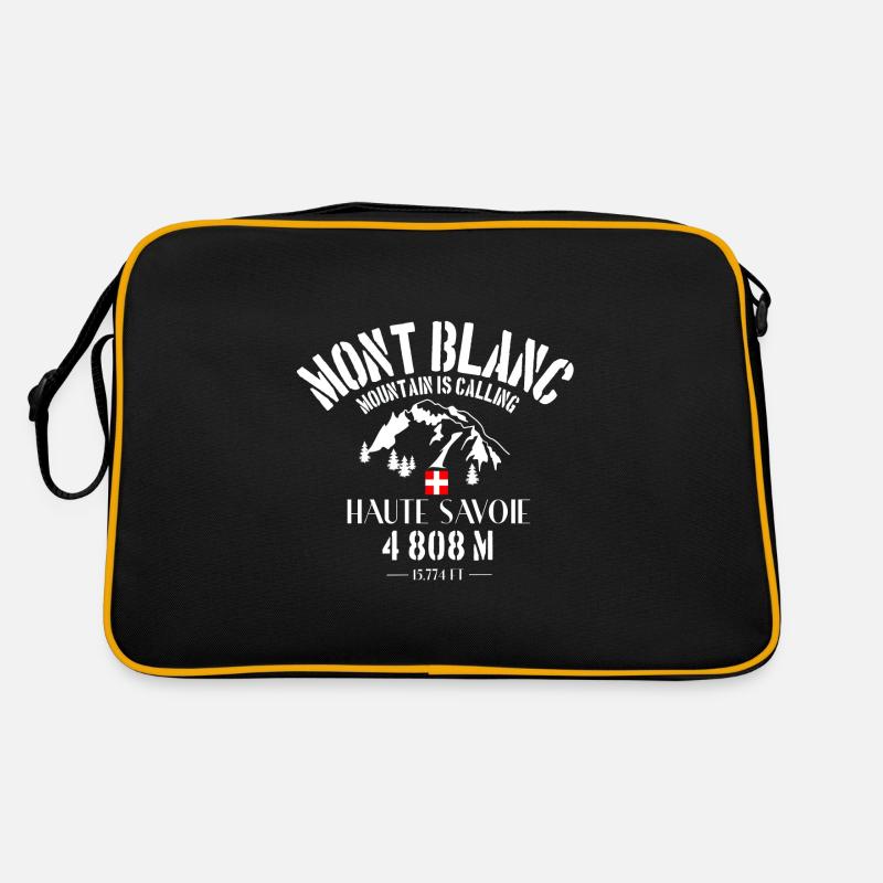 Mont Blanc - Retro Bag - black/gold