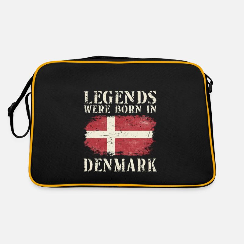 Vintage Design Drapeau danois Danemark Sac Retro