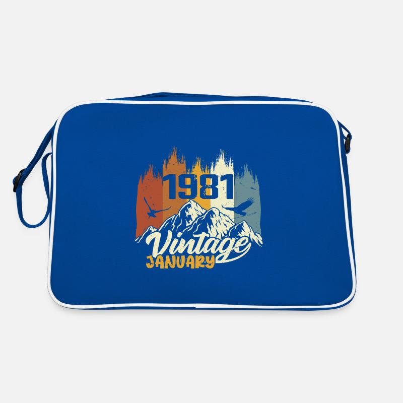 Anniversaire Janvier 1981 - Cadeau Janvier 1981 Sac Retro