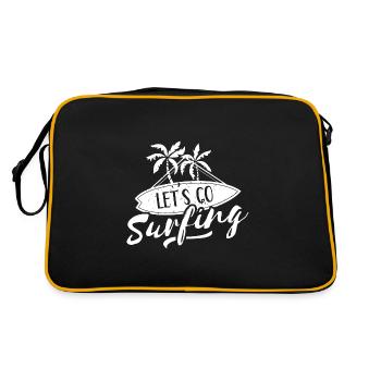 Nous Allons surfer Surf surf - Sac Retro - noir/or - Dos