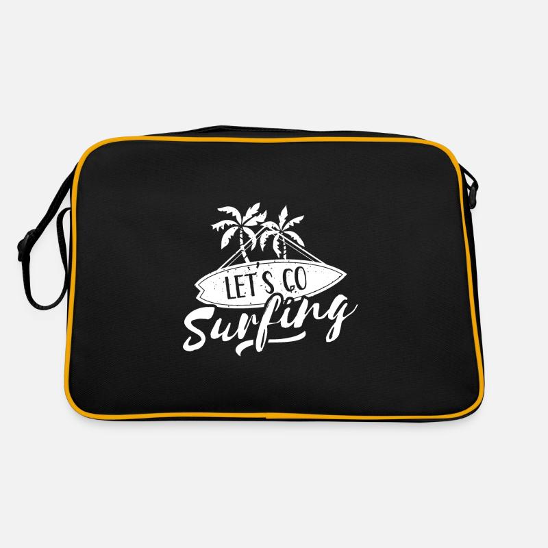 Nous Allons surfer Surf surf Sac Retro