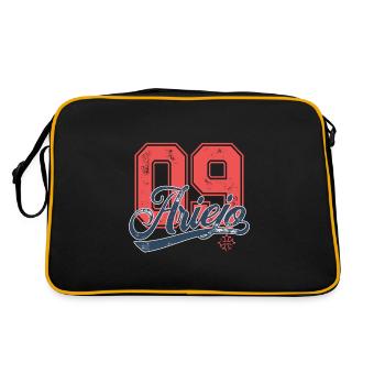 09 Ariejo (Ariège) Vintage - Sac Retro - noir/or - Dos