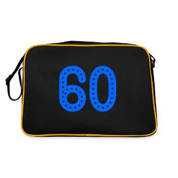 60 YEARS. 60th ANNIVERSARY. ANNIVERSARY 60 YEARS. 60 - Retro Bag - black/gold - Back
