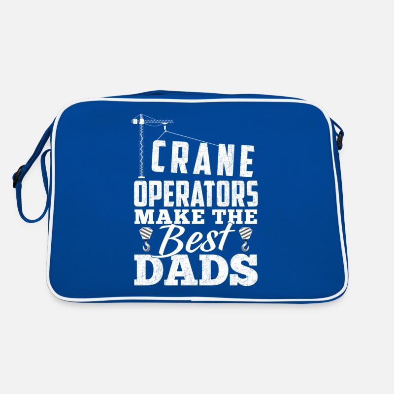 Crane Operators Make The Best Dads - Kranführer Retro Bag