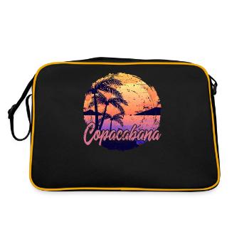 Copacabana Sunset - Sac Retro - noir/or - Dos