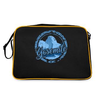 Yosemite Sky Blue - Sac Retro - noir/or - Dos