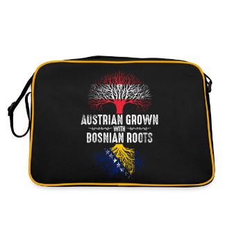 Austrians with Bosnian roots - Retro Bag - black/gold - Back