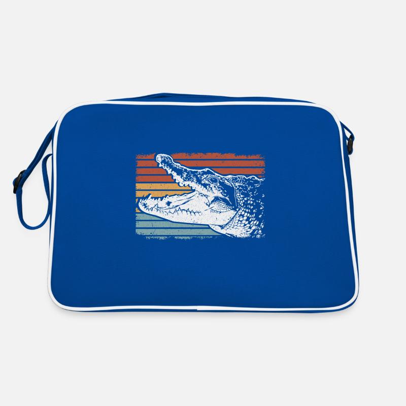 Crocodile Lizard Reptiles Gift Idea Retro Bag